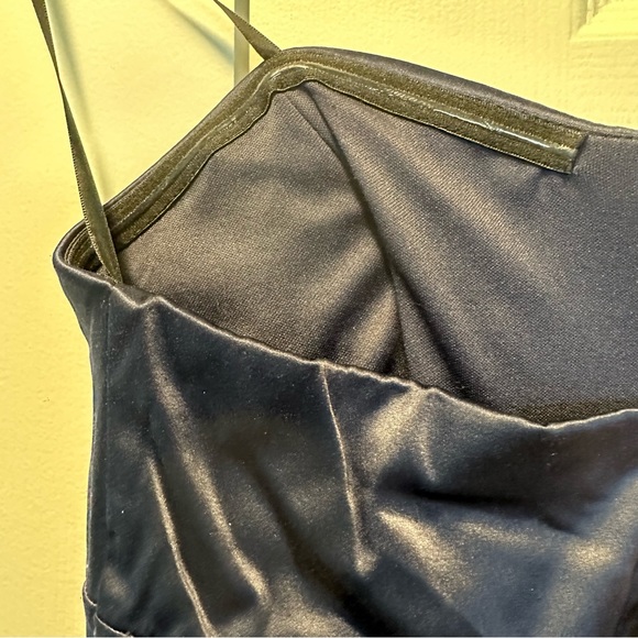 Sleeveless Navy Metallic Dress - Picture 3 of 4